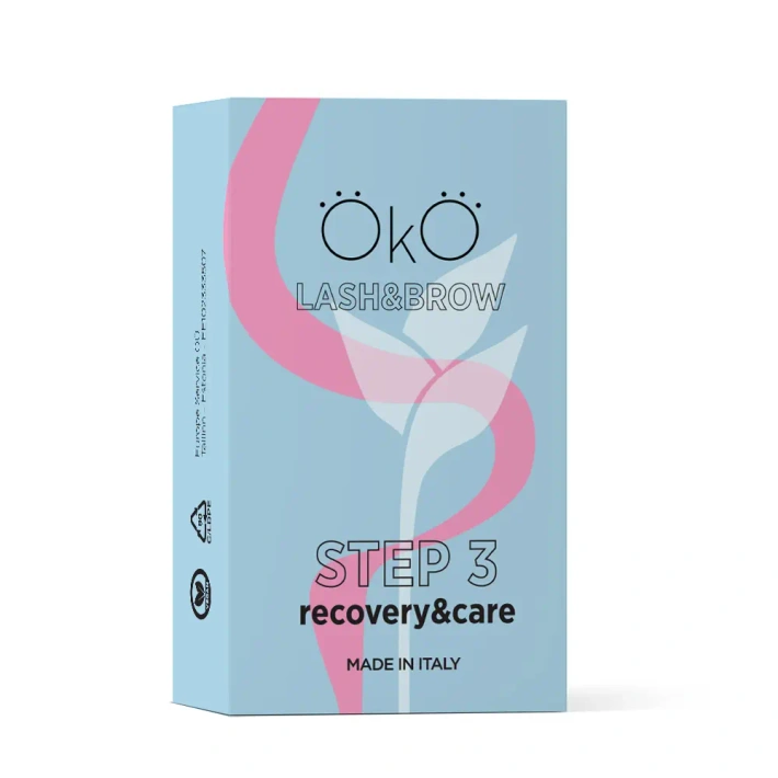 Preparat do laminowania rzęs i brwi STEP 3 CARE&RECOVERY, pudełko 5 saszetek OKO